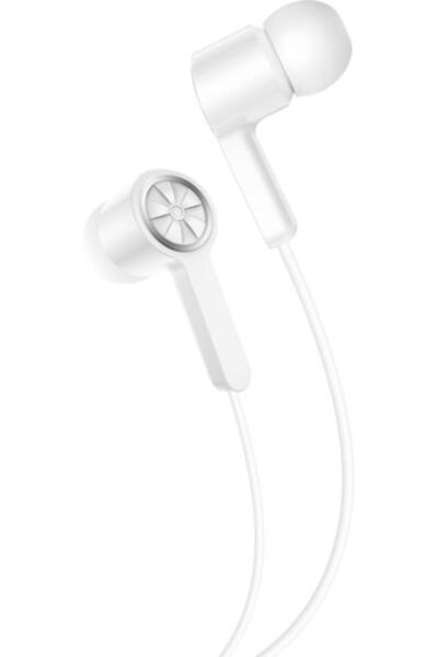 FONENG T57 Ενδοωτικά ακουστικά handsfree με βύσμα 3.5mm, λευκά