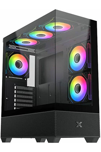 Xigmatek Alphard Gaming Midi Tower Θήκη Υπολογιστή με Πλαϊνό Παράθυρο και Φωτ...