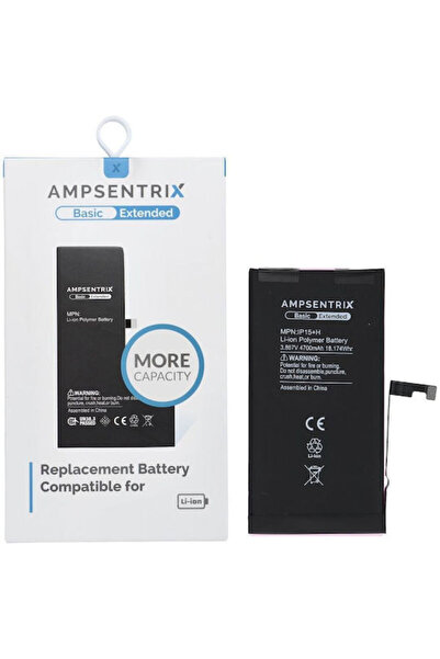 Other Ampsentrix Συμβατή Ανταλλακτική Μπαταρία για iPhone 15 Plus