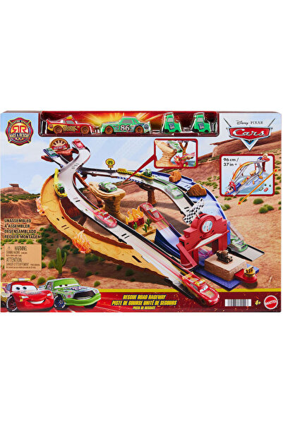 Mattel Games Μάτελ Ντίσνεϊ Αυτοκίνητα: Πίστα Αγώνων και Διάσωσης Ράντιεϊτορ Σ...