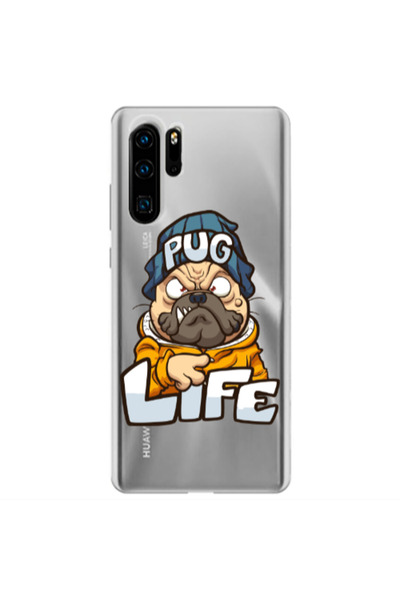 Other Huawei P30 Pro Pug Life 2 Transparent Silicone TPU Θήκη