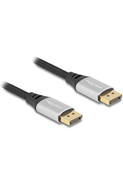 DELOCK Καλώδιο DisplayPort αρσενικό - DisplayPort αρσενικό 1μ Μαύρο (80633)