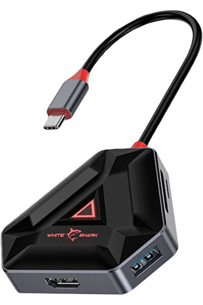 white shark Διανομέας USB 6 Θυρών με διεπαφή USB 2.0 και σύνδεση USB-A