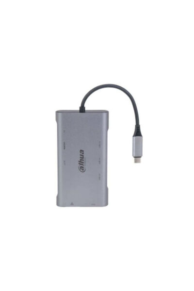 DAHUA Σταθμός σύνδεσης USB-C με HDMI 4K PD Ethernet Γκρι (000000000000713327)