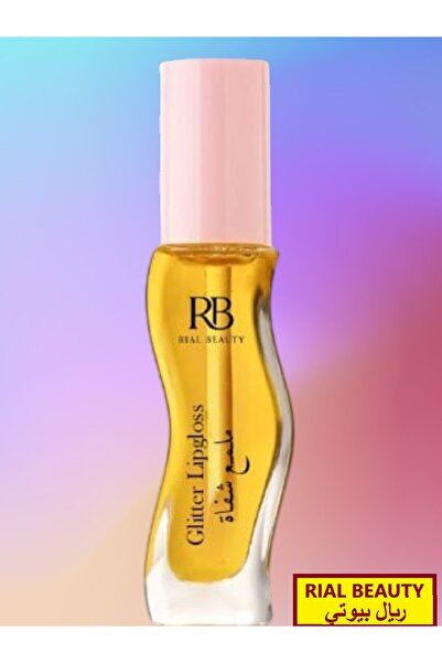 RIAL BEAUTY ملمع شفاه لامع روج ملمع شفاة و مرطب شفايف و مورد الشفايف بلون متم...