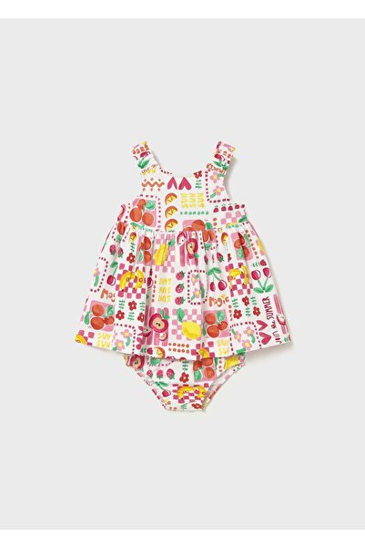 MAYORAL Baby Girl Dress and Laundry Orange