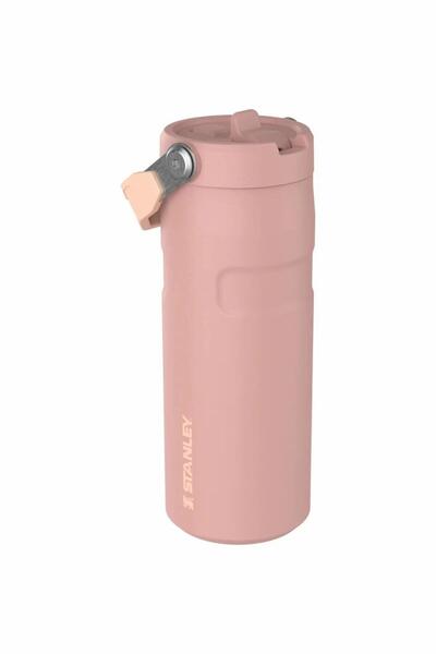 Stanley The IceFlow Flip Straw 2.0 Pipetli Termos Bardak 0,47 LT / 16Oz Pembe 10-12110-0215