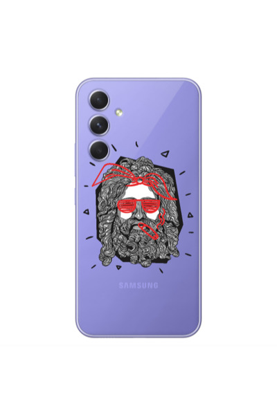 Other Samsung A56 Cool glasses Transparent Silicone TPU Θήκη