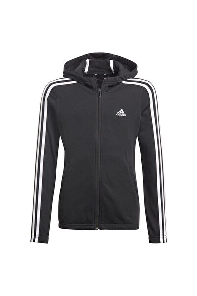 adidas Hanorac cu fermoar integral Kids3-Stripes 128