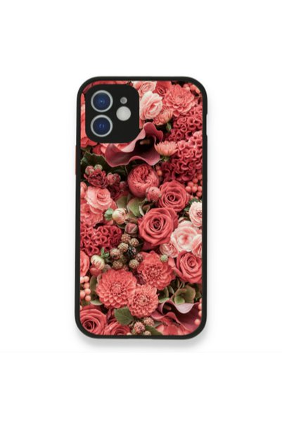 Other Apple iPhone 12 Rose festival Black Glossy Θήκη