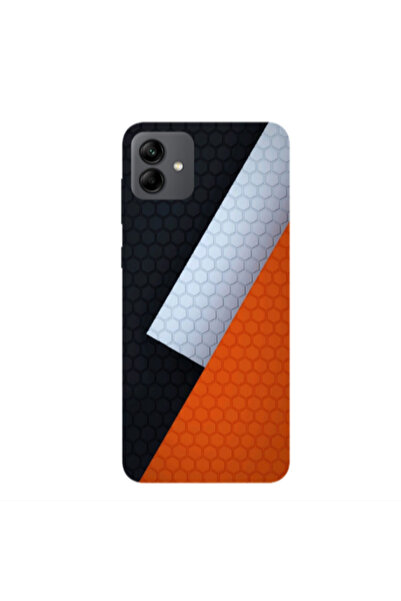 Other Samsung A04 Coated hexagon Transparent Silicone TPU Θήκη