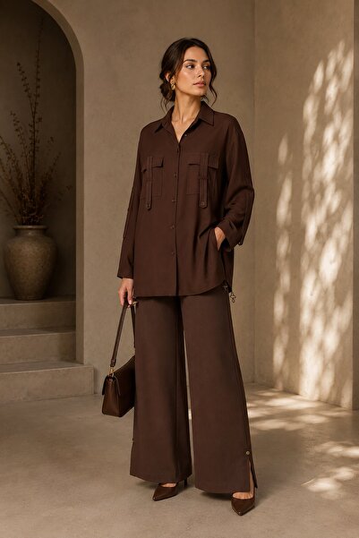 Rain and River Button Detailed Tunic