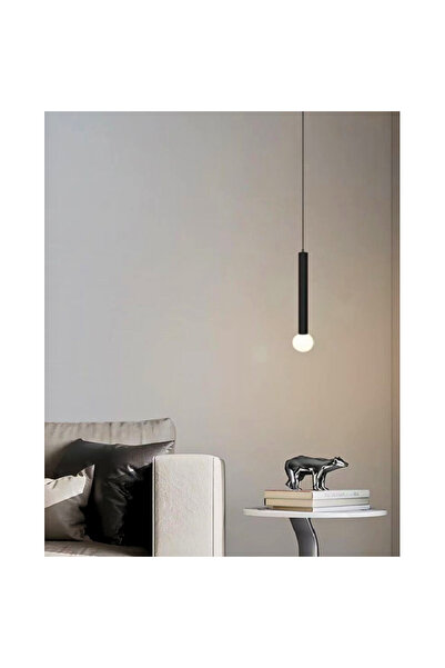 Jiju Lustra LED Negru Pe Cablu 6W 4000K Lumina neutra
