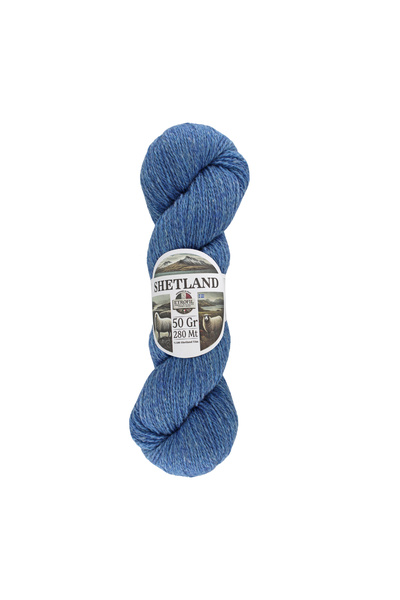 Etrofil Fir de tricotat Shetland Safir Mavisi 100% Lână Shetland 50g 280m (75...