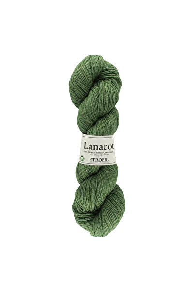 Etrofil Lanacot pređa za pletenje Deep Forest 55% organska merino vuna 45% or...
