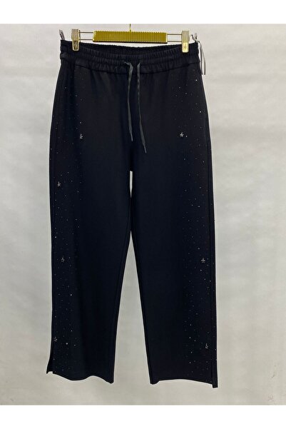 LADYDUİN Yandan taş detaylı pantolon