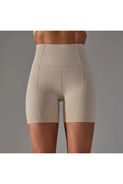 Mov Activewear Pantaloni scurți modelatori Premium Seamless Bej