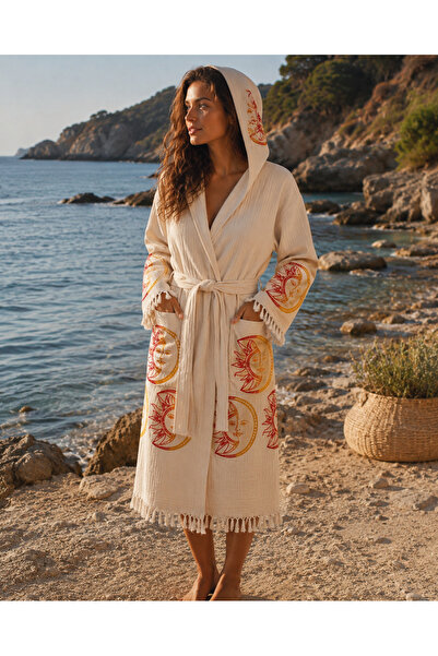 DORA COLLECTİON MUĞLA Müslin bornoz