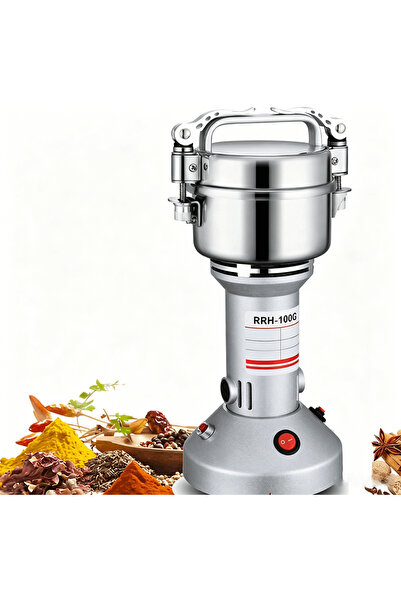 YESMAX Electric Grain Mill Grinder, 100g Spice Grinders, High Speed 700W Stai...