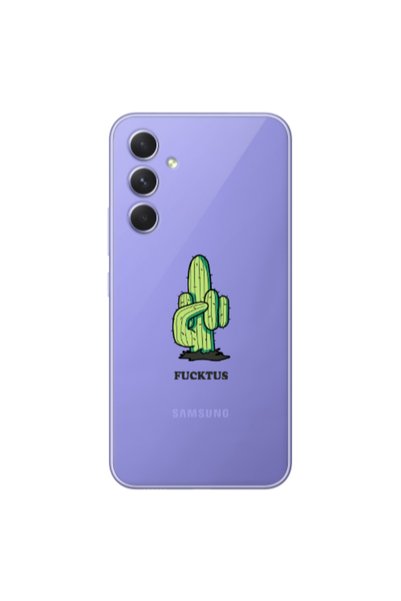Other Samsung A56 Green Cactus Transparent Silicone TPU Θήκη