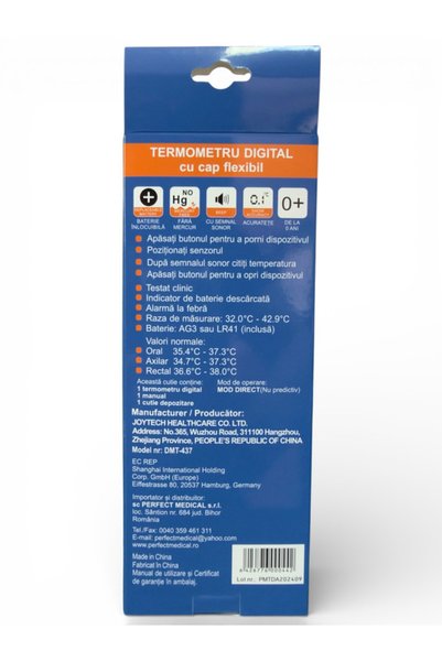 Perfect Medical ®   Termometru cu vârf flexibil, pentru câini