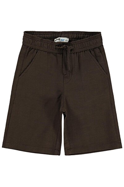 Civil Boys Ekstravagantne kapri pantalone za decu od 6-9 godina - smeđe