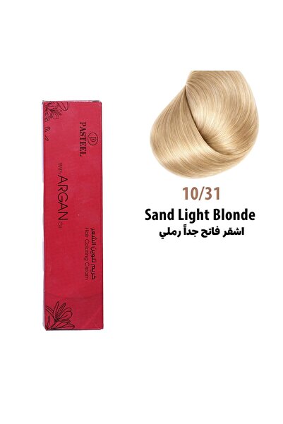 pasteel Italian Hair Dye with Argan Oil, 10/31 Ash Blonde .100Ml. from Bastil.