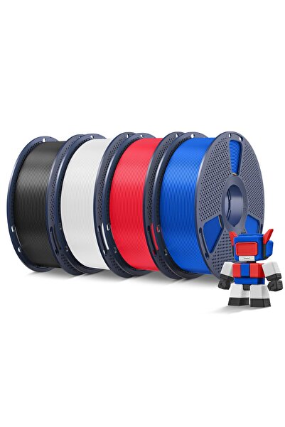 Sunlu PLA Νήμα 1.75mm Υψηλής Ροής 4x1kg Καρούλια για 3D Εκτυπωτές Γρήγορη Εκτ...