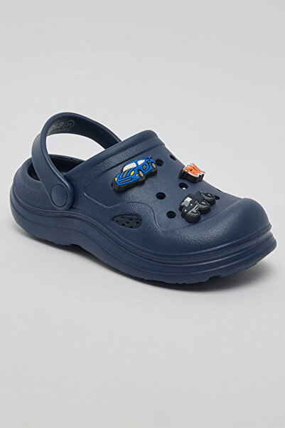 R&B Charm Detail Slingback Clogs