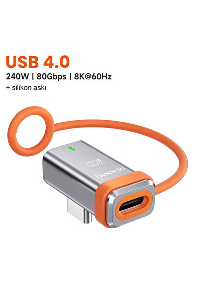 silabor 240W USB 4.0 Tam Fonksiyonlu Adaptör | 80Gbps Yüksek Hızlı Veri Aktar...