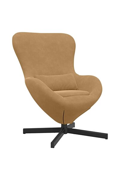 vidaxl Egg armchair Brown 63 x 73 x 90 cm Velvet