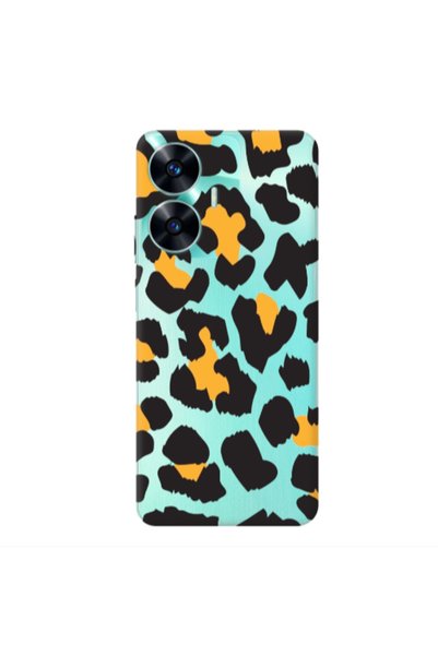 Other Realme C55 Yellow leopard Transparent Silicone TPU Θήκη