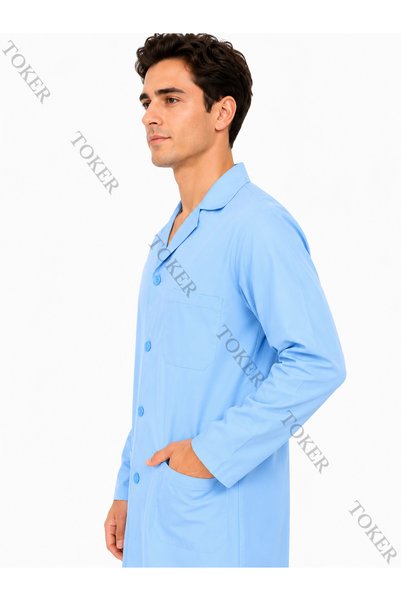 TOKER TEKSTİL Work Apron Laboratory Doctor Teacher Apron