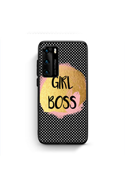 Other Huawei P40 Girl boss make up Black Glossy Θήκη