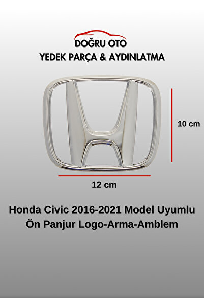 DOĞRU TİCARET AUTO PARTS شعار أرما لشبك السيارة الأمامي لهوندا سيفيك 2016-2021
