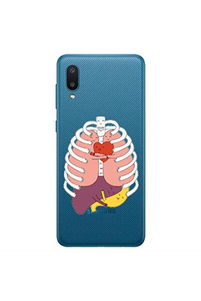 Other Samsung A02 Anatomy Transparent Silicone TPU Θήκη