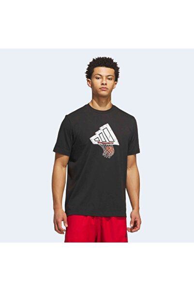adidas Fdn Illustr Tee Ανδρικό Αθλητικό Μπλουζάκι με Γραφικό Σχέδιο KS2198