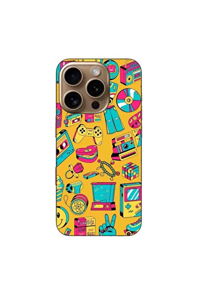 OEM Husa compatibila cu Apple iPhone 16 Pro Silicon Gel Tpu Model Pop Art Vin...