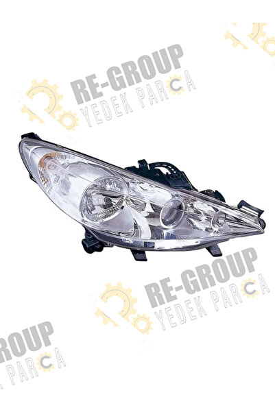 İthal PEUGEOT 207 ÖN FAR MERCEKLİ 2006_2012 SAĞ YOLCU TARAFI 620696