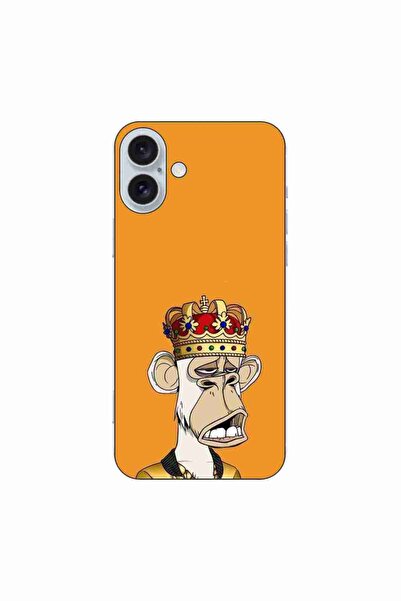 OEM Husa compatibila cu Apple iPhone 16 Plus Silicon Gel Tpu Model NFT Royal Ape