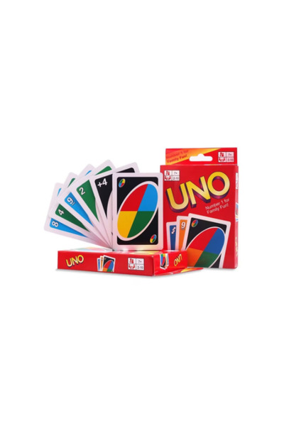 PlayFun Jucărie Joc cărți UNO Classic - Joc societ Interactiv Cadou Copii