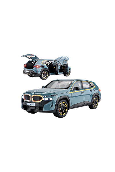 PlayFun Mașinuță Metal Die-Cast BMW 1:24 Lumini LED Sunete Portiere Mobile Co...