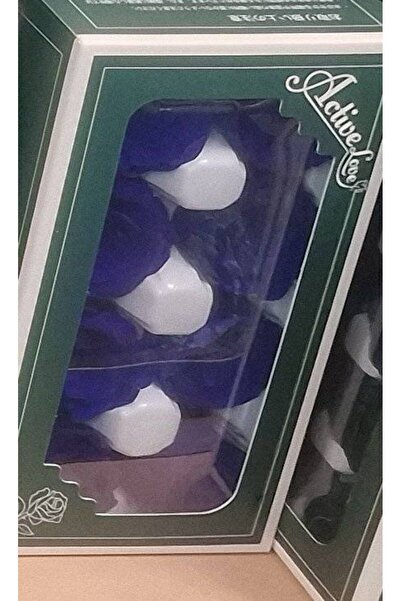 OEM Trandafiri criogenati, 8 bucati/cutie, diametru 5 cm Albastru
