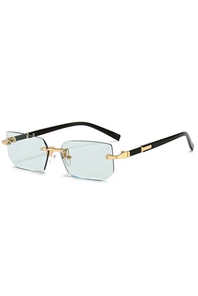 POLİTE New Frameless Fashion Trend Sunglass UV Protection Unisex