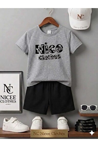 NC Nicee Clothes ΚΑΛΟΚΑΙΡΙΝΟ ΠΑΙΔΙΚΟ ΣΕΤ ΜΠΛΟΥΖΑΚΙ-ΣΟΡΤΣ ΟΥΝΙΣΕΞ (ΜΕ ΣΧΕΔΙΑ Κ...