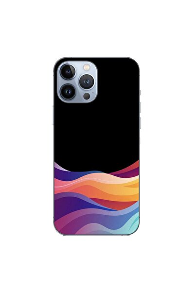 OEM Husa compatibila cu Apple iPhone 13 Pro Max Silicon Gel Tpu Model Neon Waves