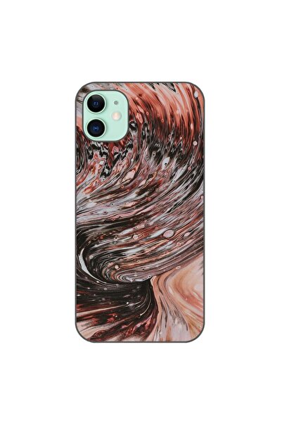 OEM Husa compatibila cu Apple iPhone 11 Silicon Gel Tpu Model Copper Stream
