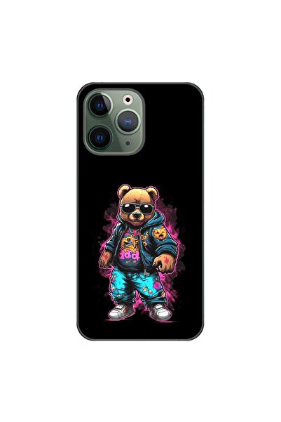 OEM Husa compatibila cu Apple iPhone 11 Pro Silicon Gel Tpu Model Bear Cool B...