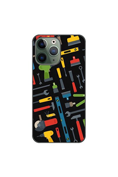 OEM Θήκη συμβατή με Apple iPhone 11 Pro από σιλικόνη gel TPU με σχέδιο εργαλείων