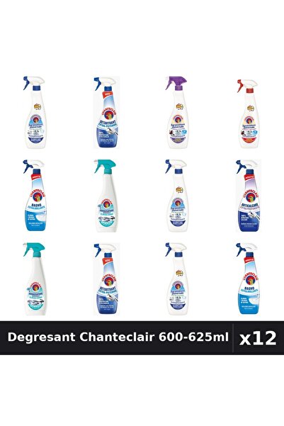 Chanteclair Set 12 Degresant Universal 600-625ml - Bicarbonat, Lavanda, Marsilia